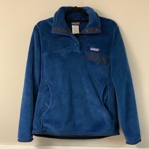 Rare Blue Snap-T Patagonia Fleece Pullover